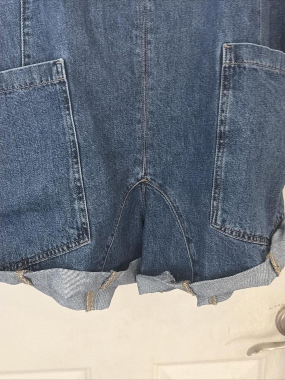 Free People Shortalls - Denim - Size Small - Picture 2 of 2